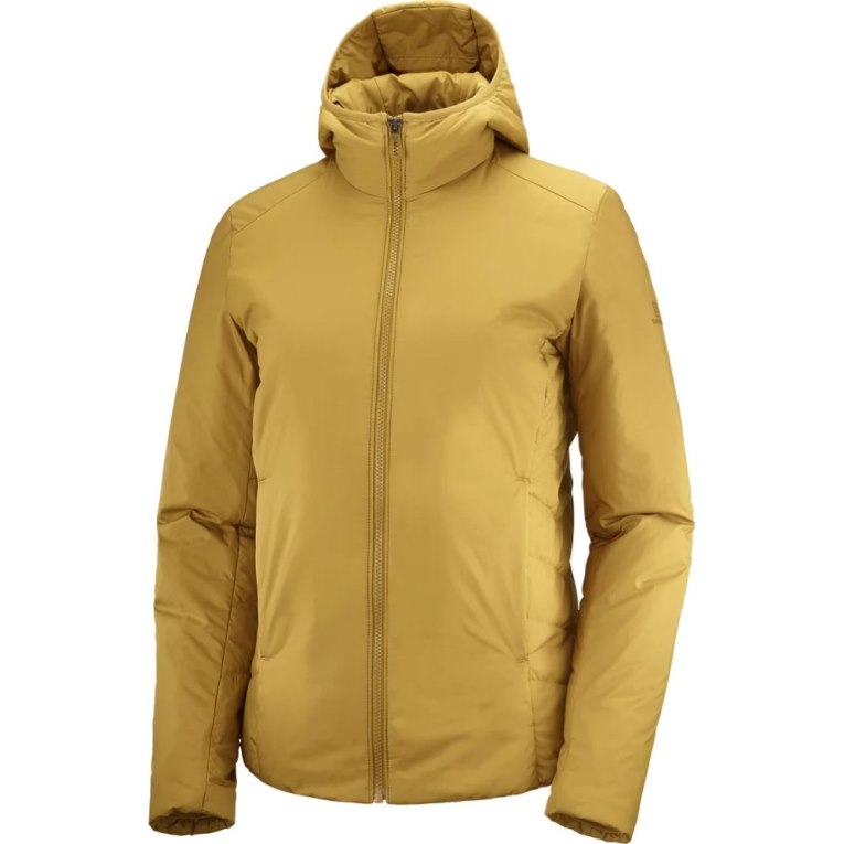 Yellow Salomon Outrack Women's Insulated Jackets | PH 76059J